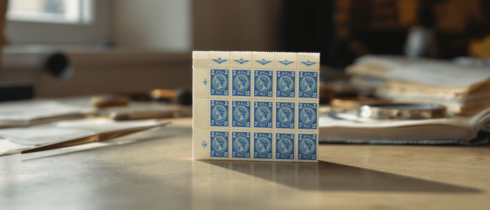 Marché philatélique : un rare bloc de 48 « Two Pence Blue » évalué à plusieurs millions de dollars